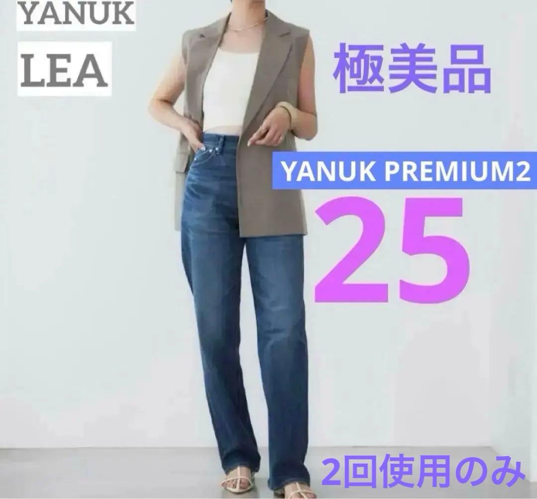 【極美品】YANUK PREMIUM2 ボーイズストレート LEA size25