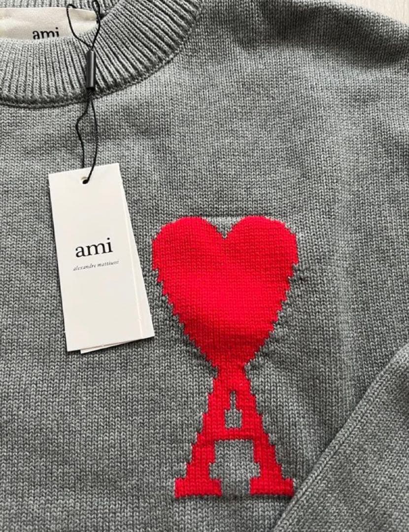 ami グレー ニットセーター 新品タグ付き