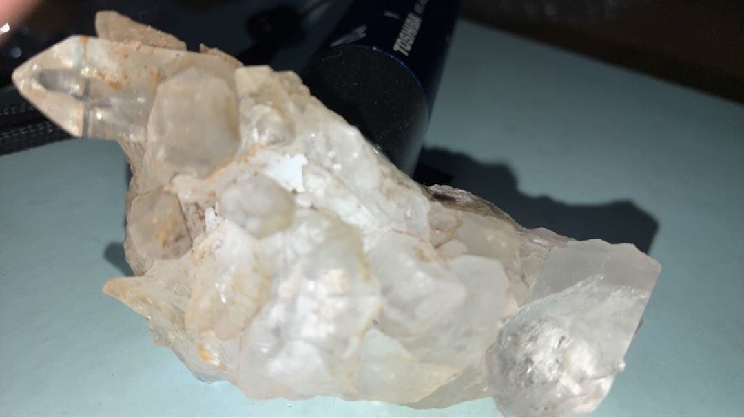 水晶 置物 トランスルーセントベージュ