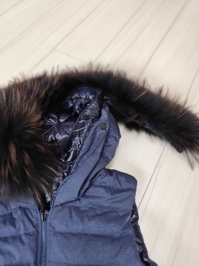 た*う様 美品 TATRAS ファー付リバーシブル キルティング ダウンベスト