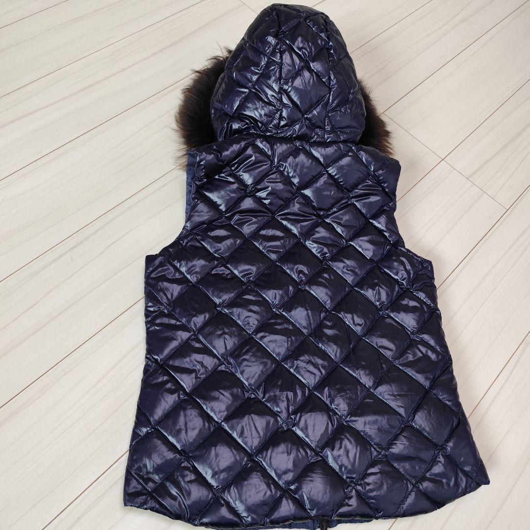 た*う様 美品 TATRAS ファー付リバーシブル キルティング ダウンベスト