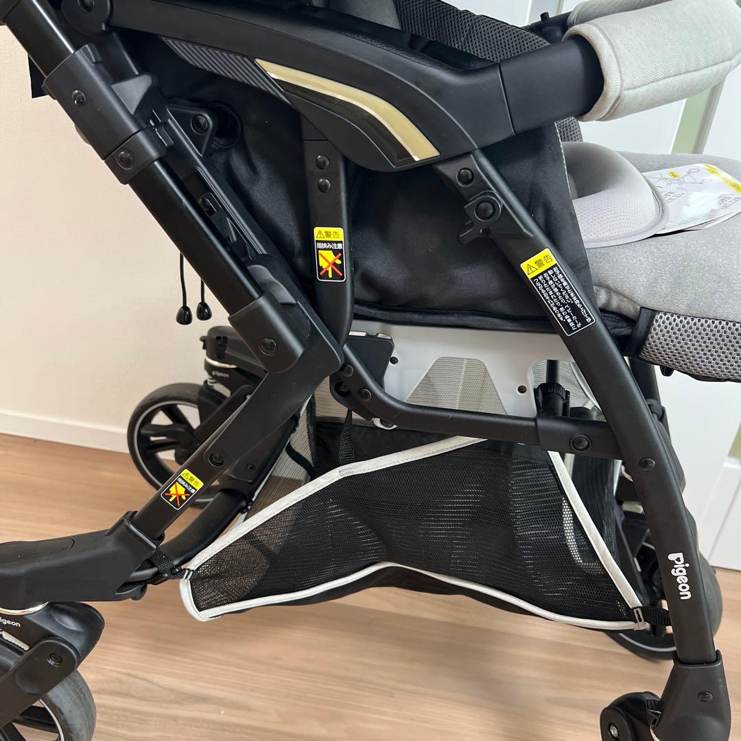 【美品】Pigeon ピジョン nautR ノートアール ベビーカー グレー