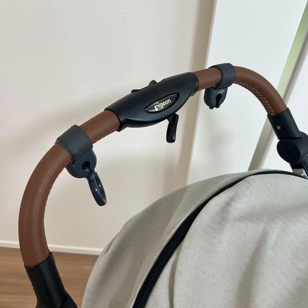 【美品】Pigeon ピジョン nautR ノートアール ベビーカー グレー