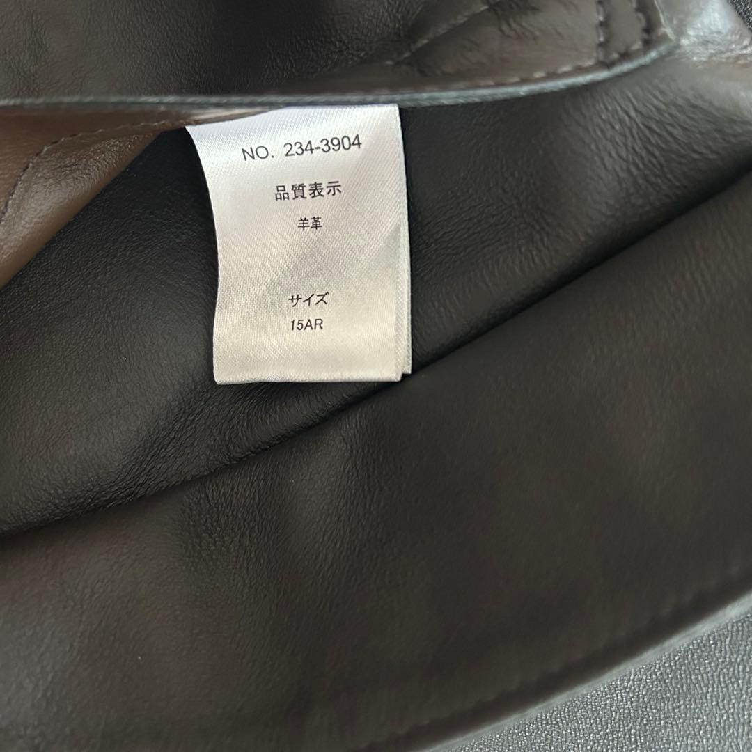 元町ゼラール ソフトラムレザー リバーシブル ステンカラーコート