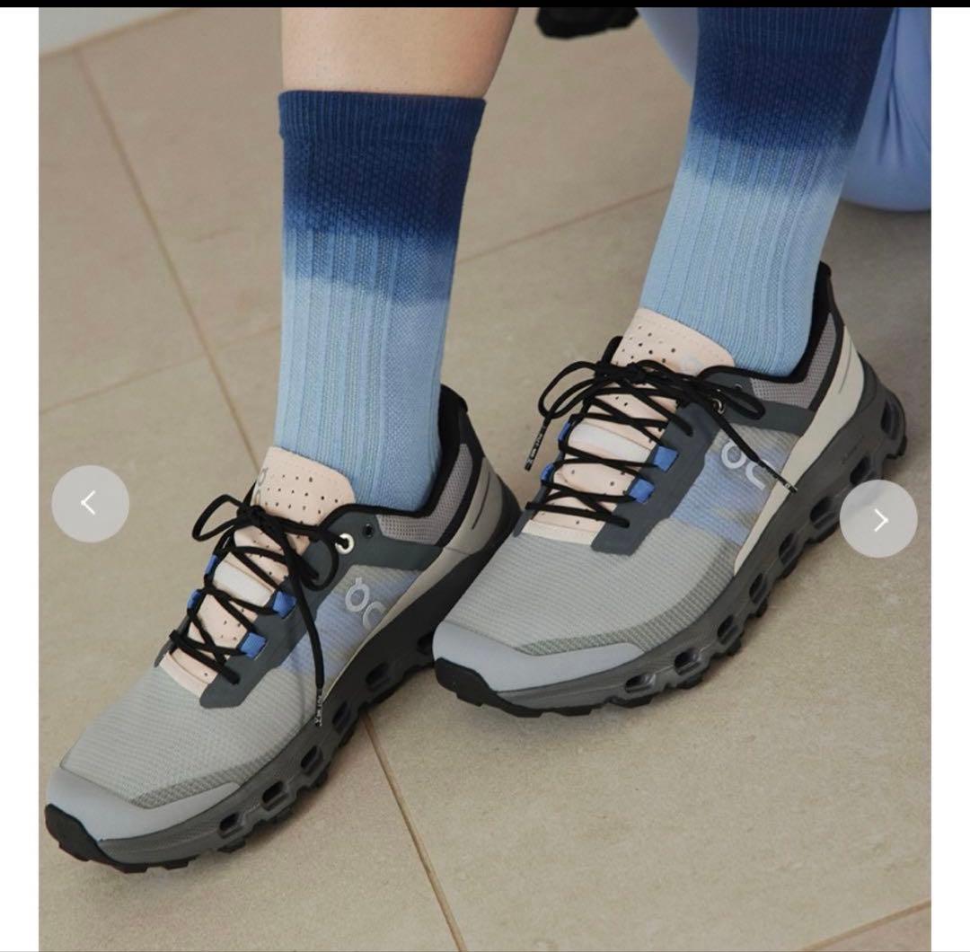 On シューズ グレー/ピンク