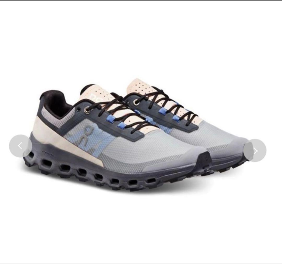 On シューズ グレー/ピンク