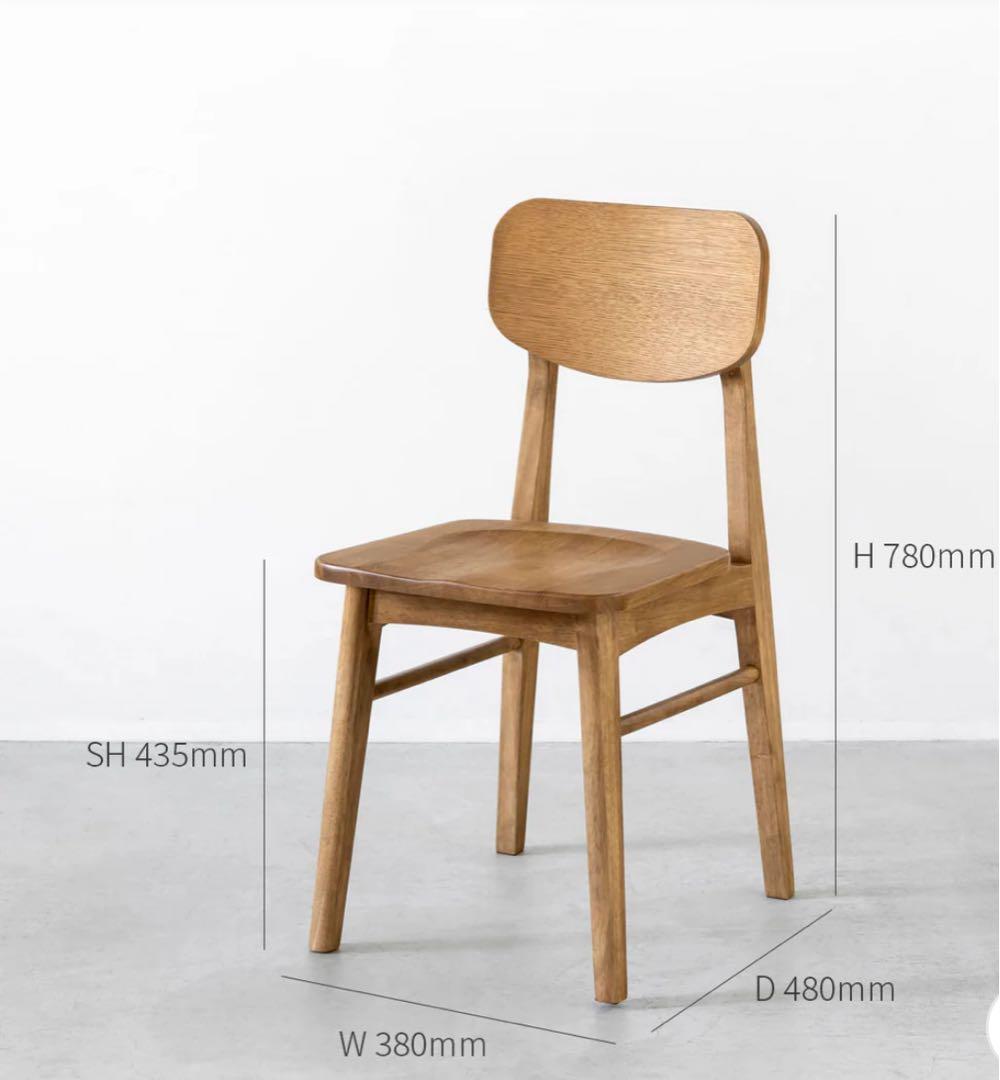 Kanademono　かなでもの　ダイニングチェア　オーク材