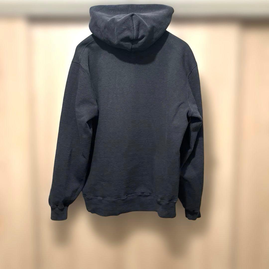 アメリカ製　Champion スウェットパーカー　ブラック　XXL