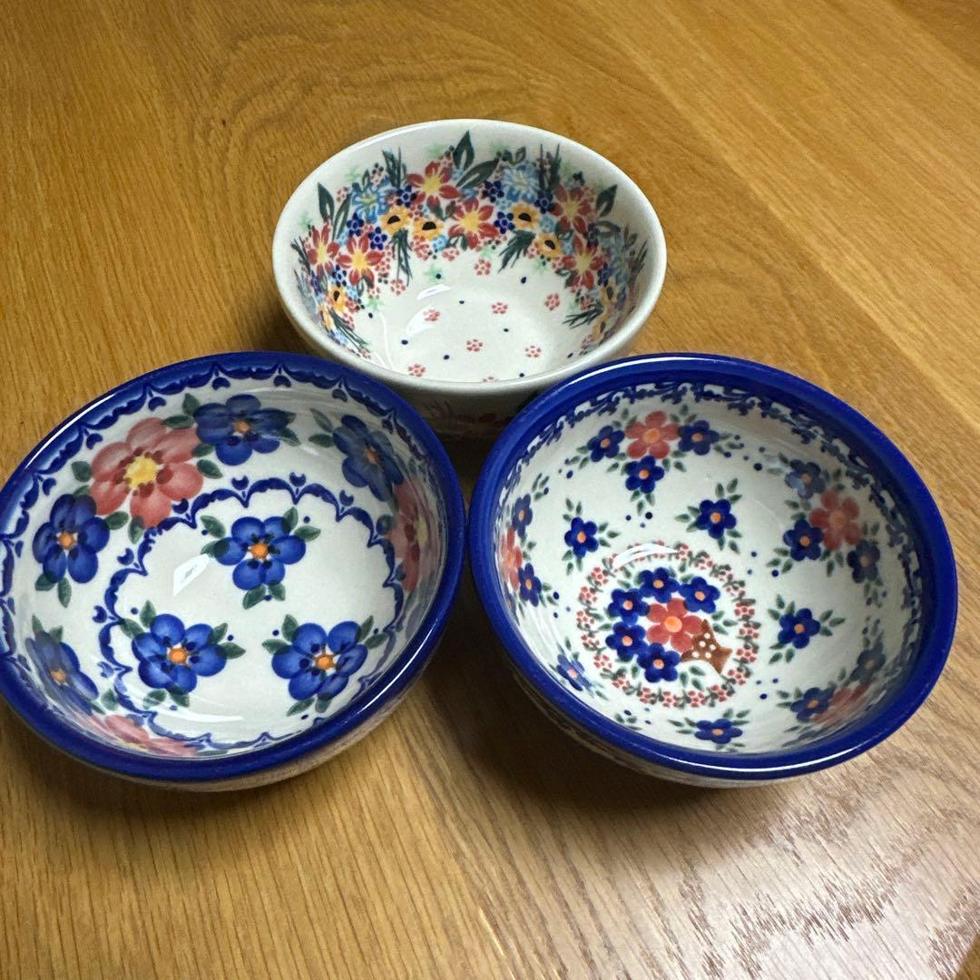 ポーランド食器　11cmボール3個セット