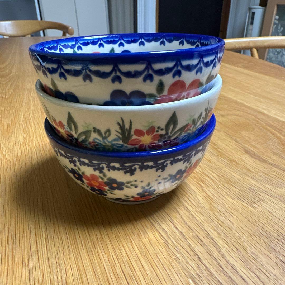 ポーランド食器　11cmボール3個セット