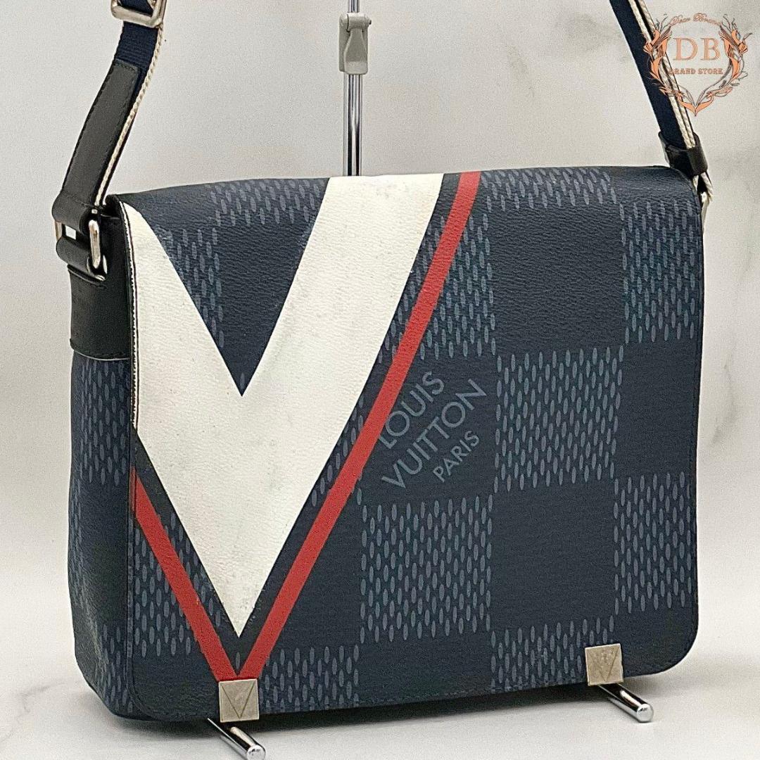 限定♪ ルイヴィトン ダミエ ラティテュード ディストリクトPM ショルダー 黒