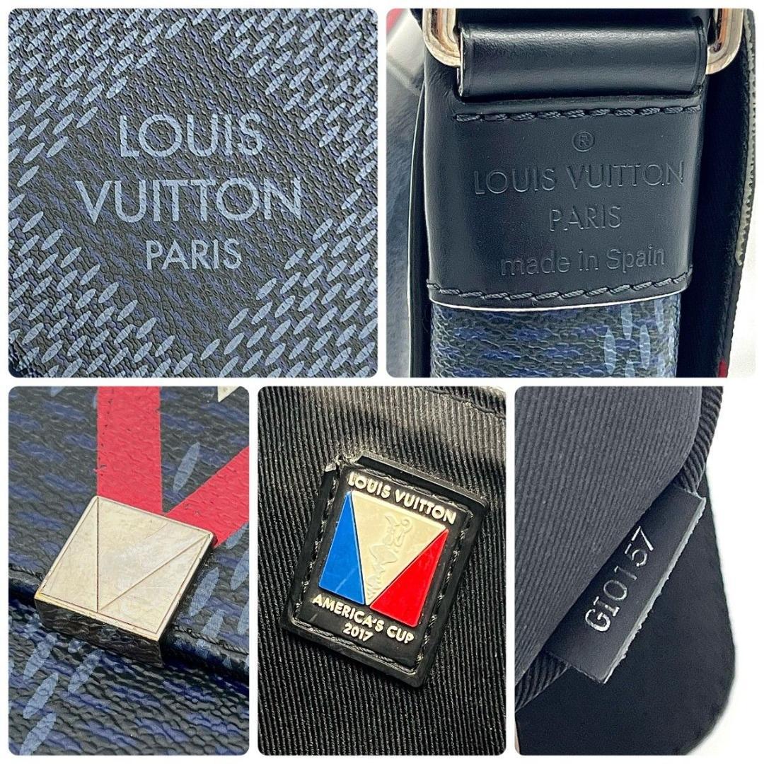 限定♪ ルイヴィトン ダミエ ラティテュード ディストリクトPM ショルダー 黒