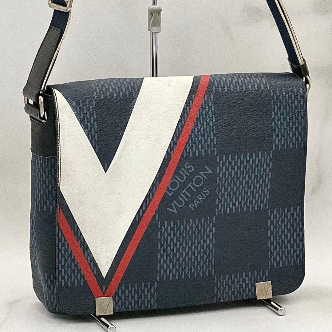 限定♪ ルイヴィトン ダミエ ラティテュード ディストリクトPM ショルダー 黒