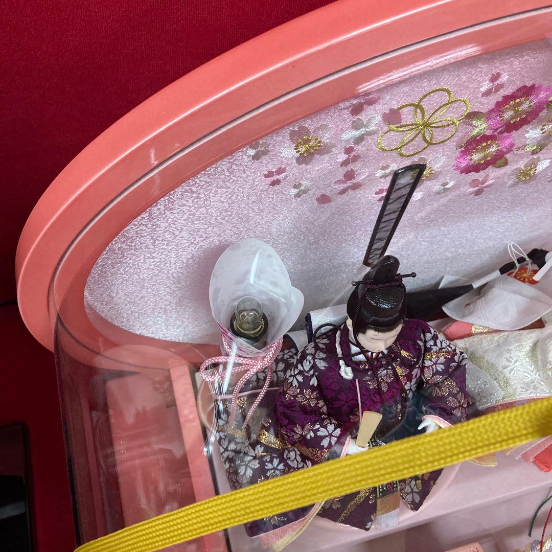 ホワイトピンク二人ケース