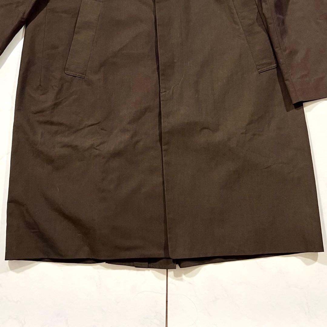 美品 YAECA ヤエカ ステンカラーコート ブラウン ロング ウール M