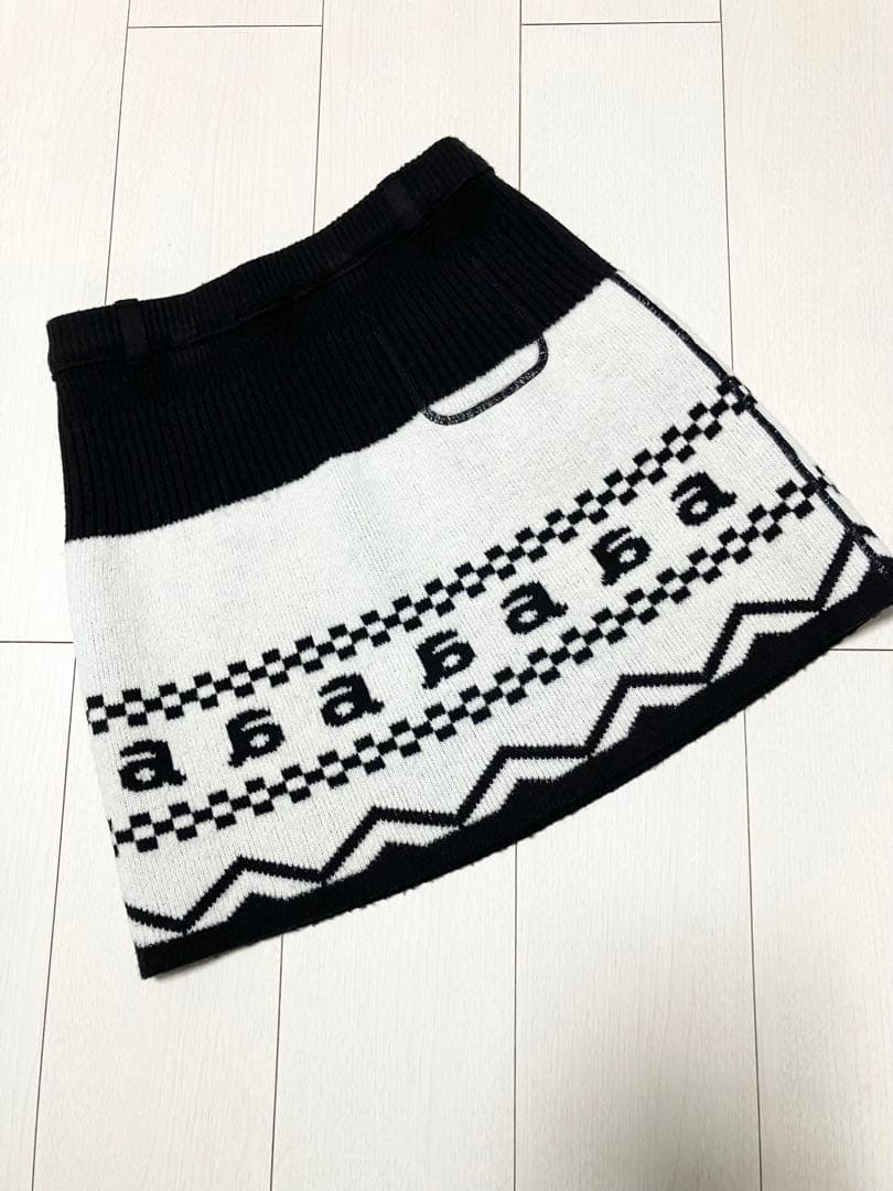 アルチビオarchivio カシミヤセーター・リバーシブルスカート サイズ36