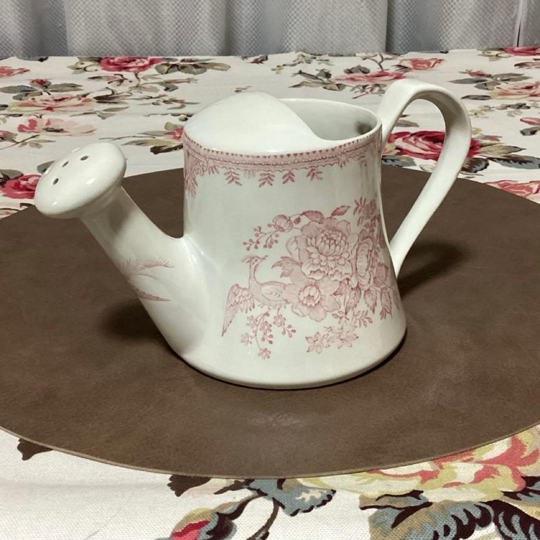 希少　バーレイ　ピンクアジアティックフェザンツ　ジャグ　水差し