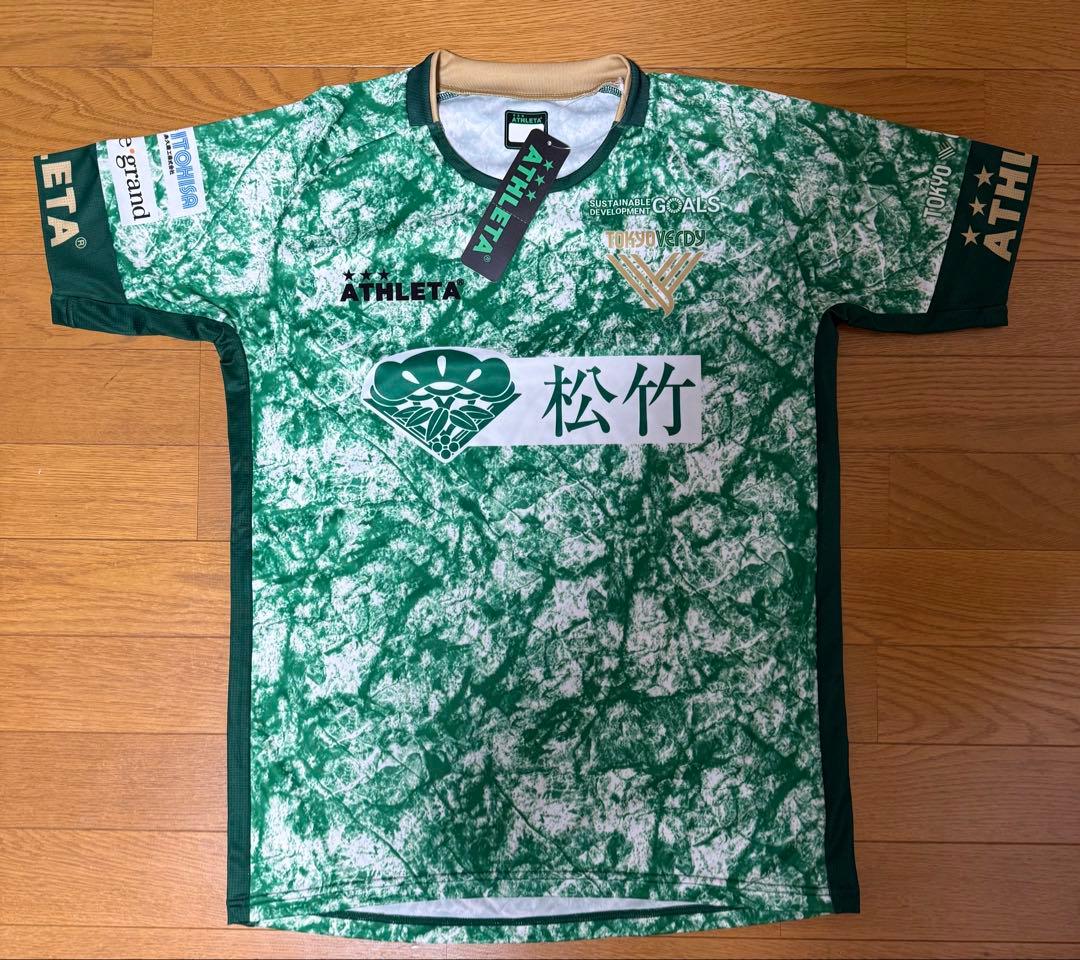 《非売品》【タグ付】東京ヴェルディ プラクティスシャツ MサイズATHLETA