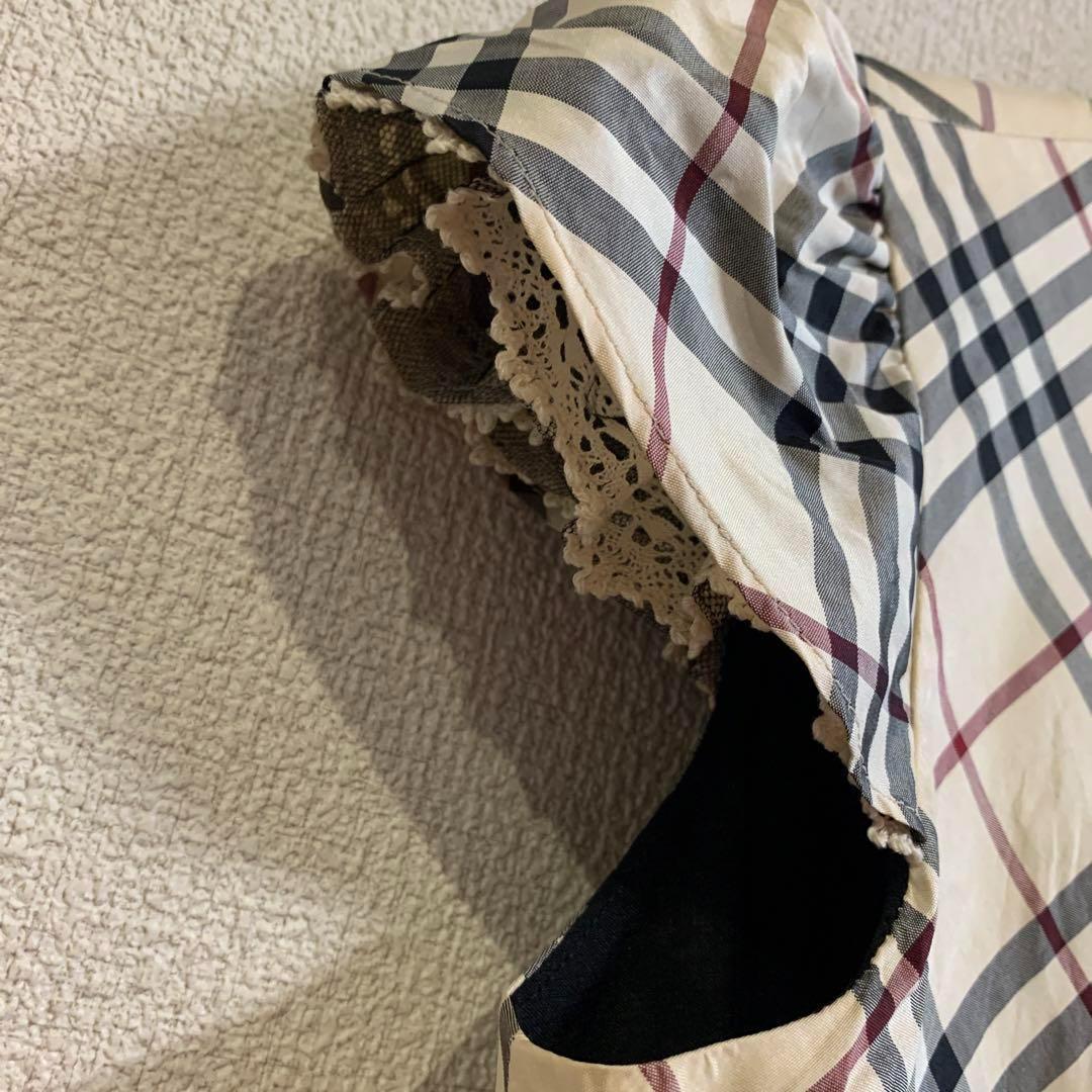 バーバリーロンドン ノヴァチェック 大人の方も セレブ 高級 バイカラー レア