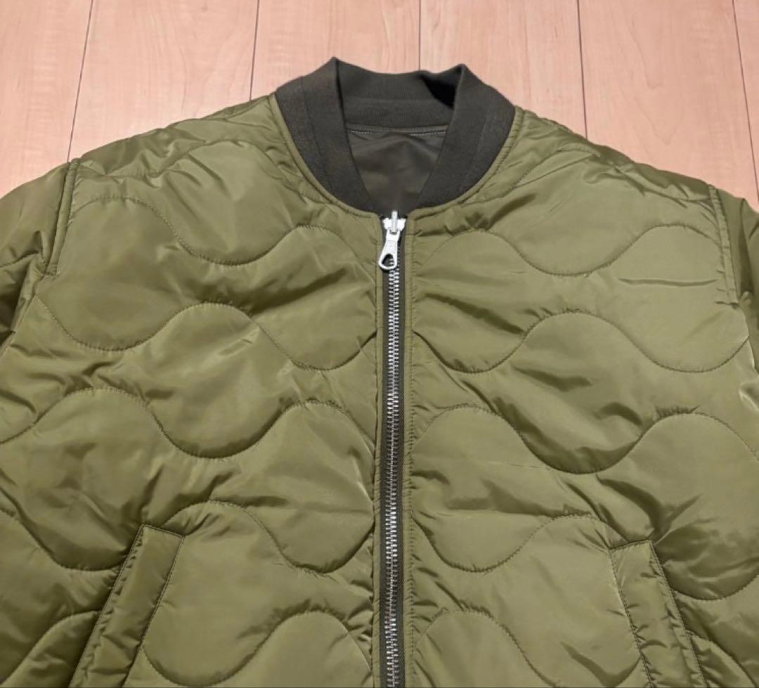 美品　stussyMA-1ジャケット Lサイズ