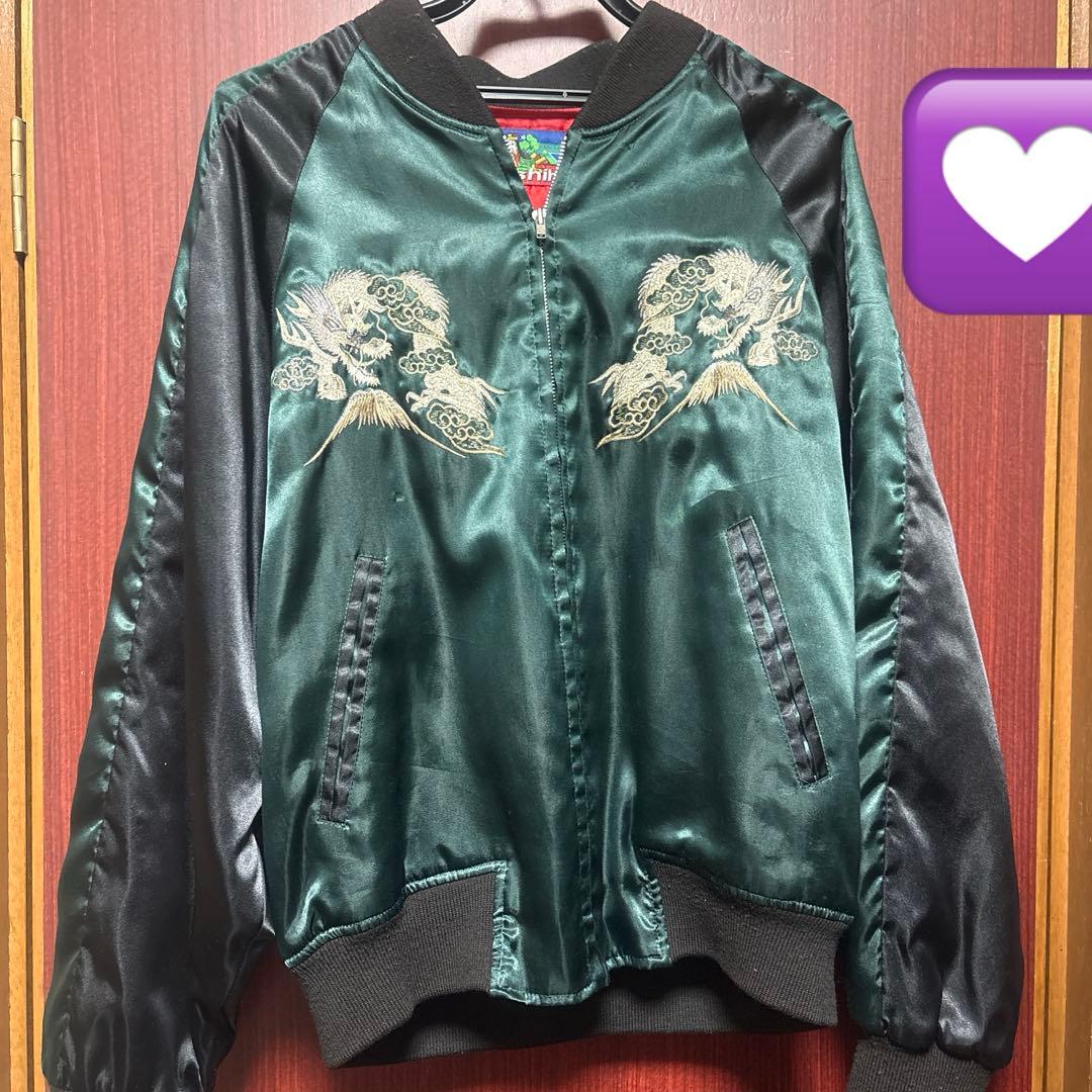 Hoshihime スカジャン　グリーン