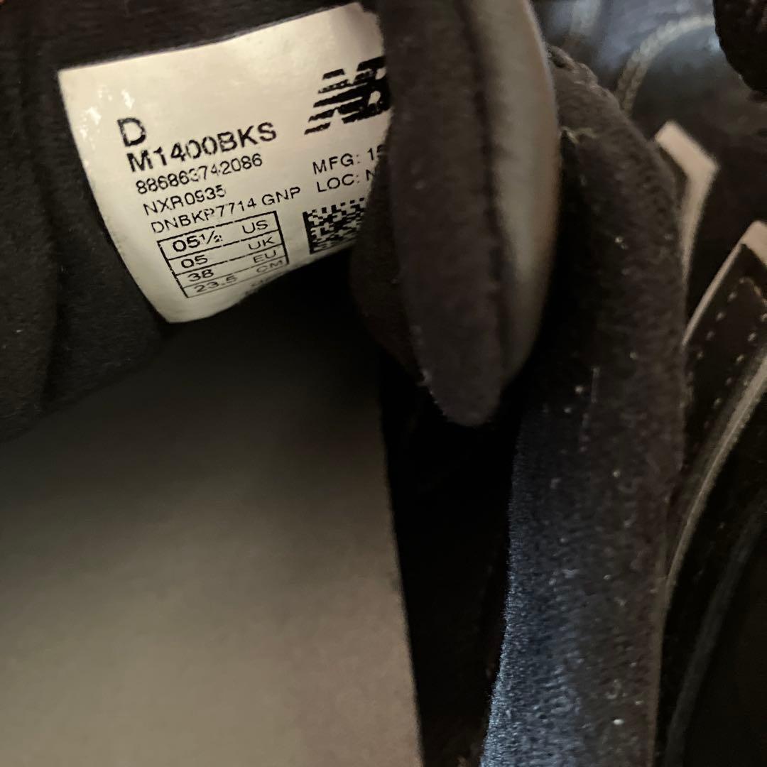 希少 New Balance M1400BKS 黒 23.5cm