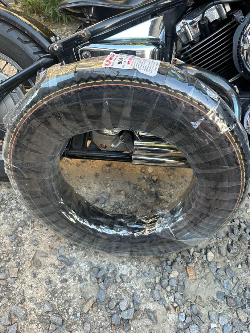 ドラッグスター400 16インチ　UNILLI タイヤホイールセット売り