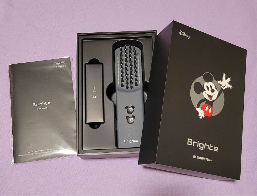 【最新モデル】ミッキー ブライト エレキブラシ プラス & マスクセット
