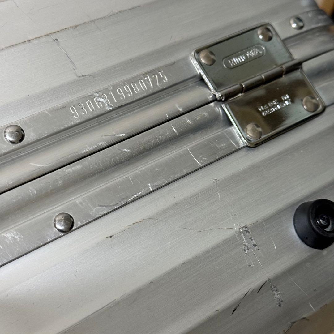 希少！リモワ　トパーズ　青ロゴ　63L 2輪　930.63