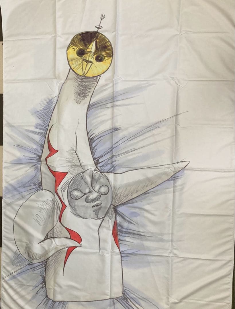 太陽の塔 布団シーツ ホワイト 限定品 レア