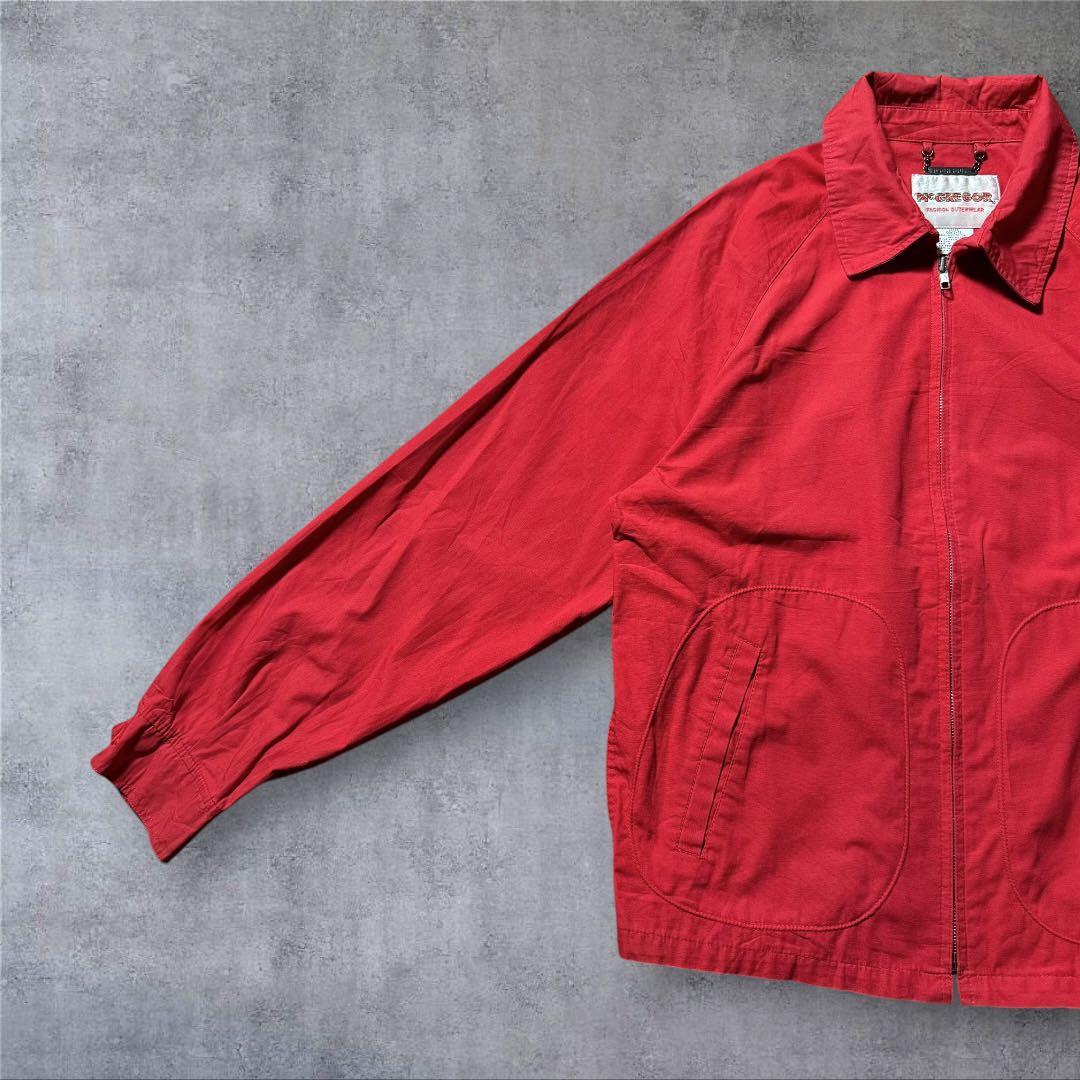 2051 古着90年代McGREGORハリントンジャケット短丈ソリッドビンテージ