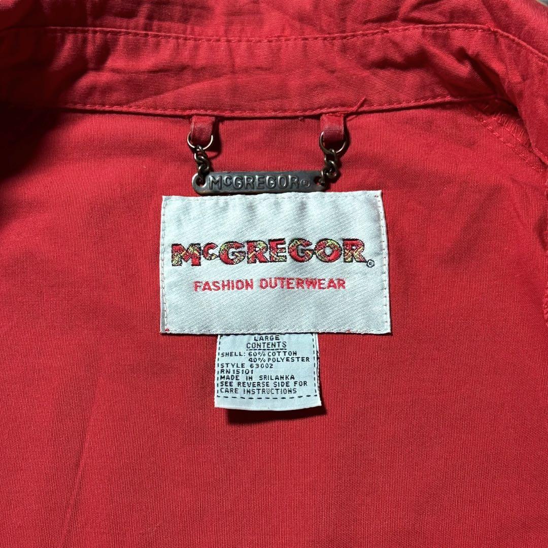 2051 古着90年代McGREGORハリントンジャケット短丈ソリッドビンテージ