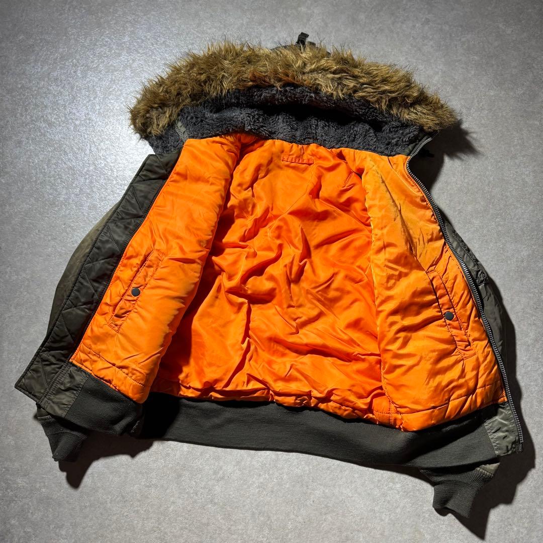 希少モデル alpha type MA1×N2B flight jacket