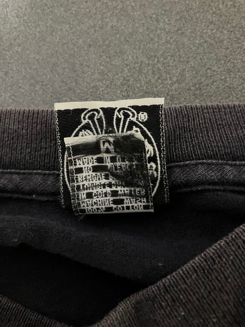 ヴィンテージ　クロムハーツ　ブラック　ロンT フローラル　ホースシュー　US M