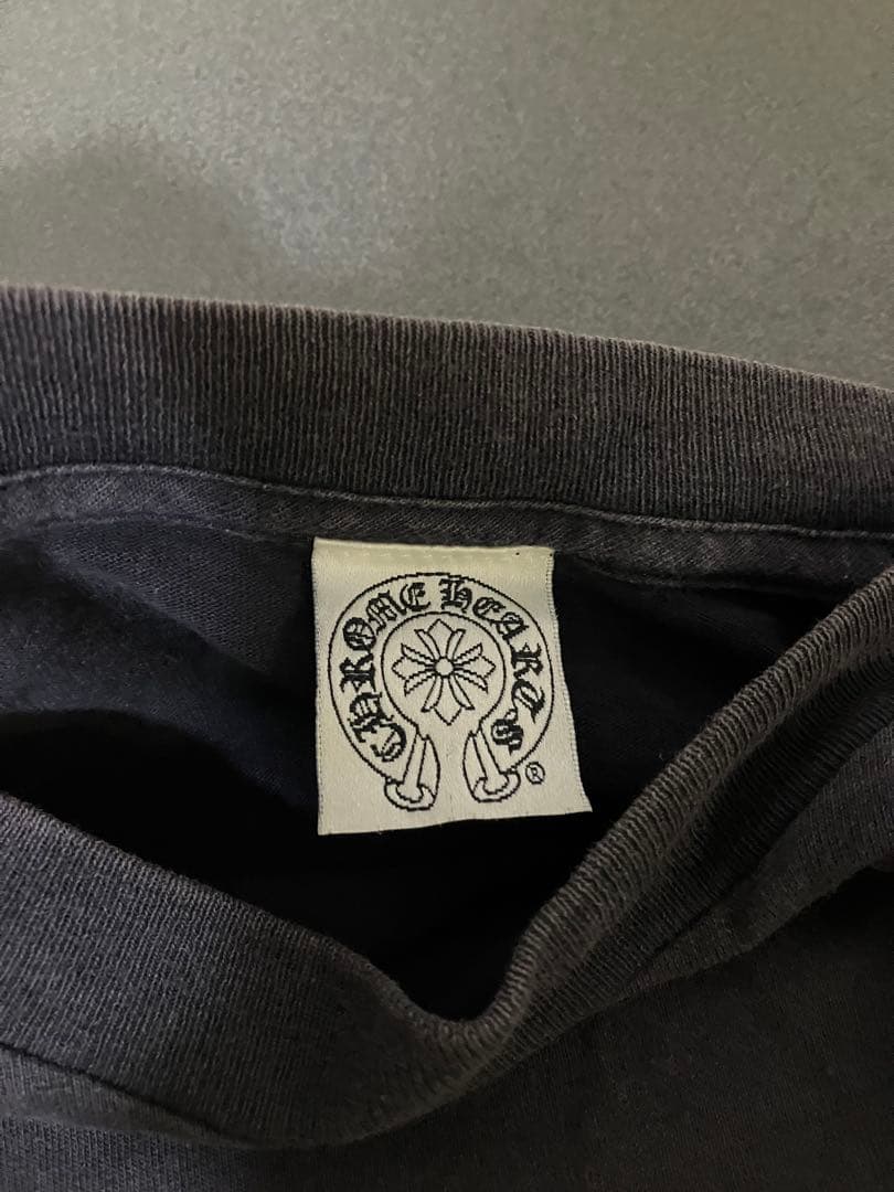 ヴィンテージ　クロムハーツ　ブラック　ロンT フローラル　ホースシュー　US M