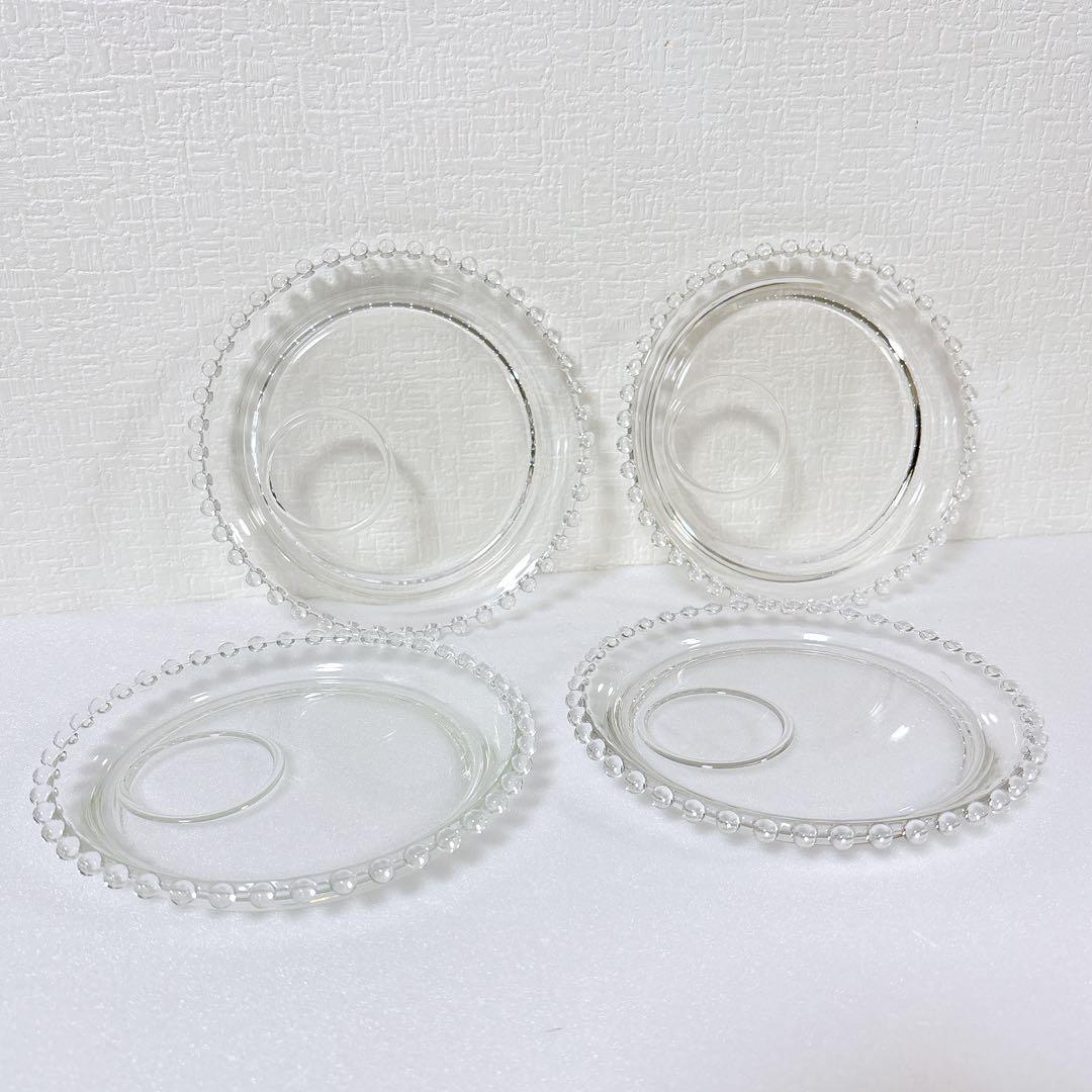 (99) キャンドルウィック スナックプレート 4枚 送料