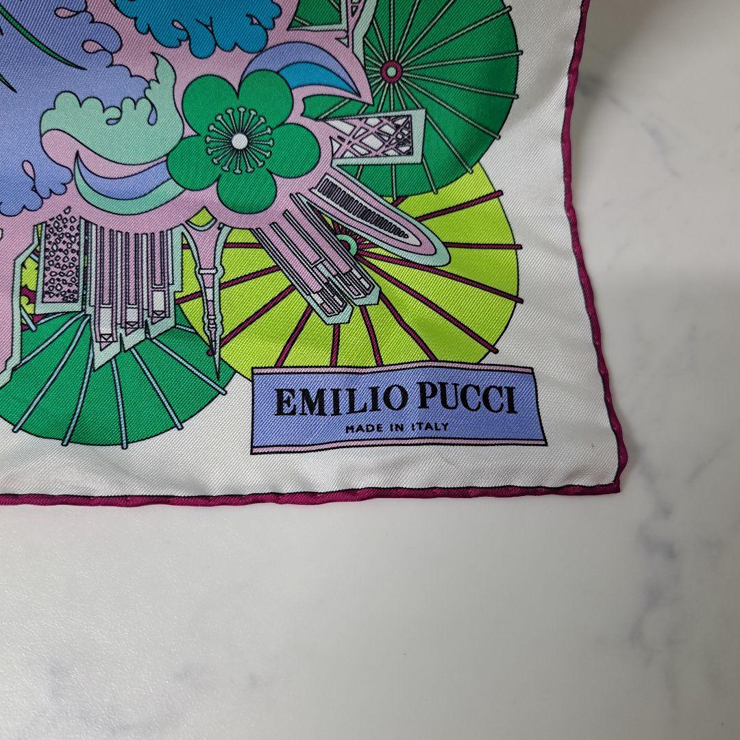 a*n様 20251223　エミリオプッチ　スカーフ　富士山　折り紙　鳥　蝶　花