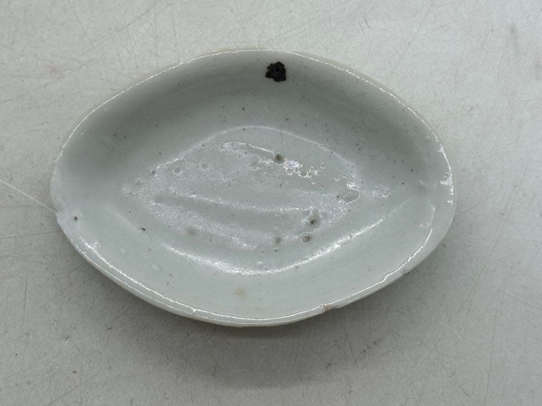 時代　白磁　菱形小皿7点　豆皿　送料込み260131