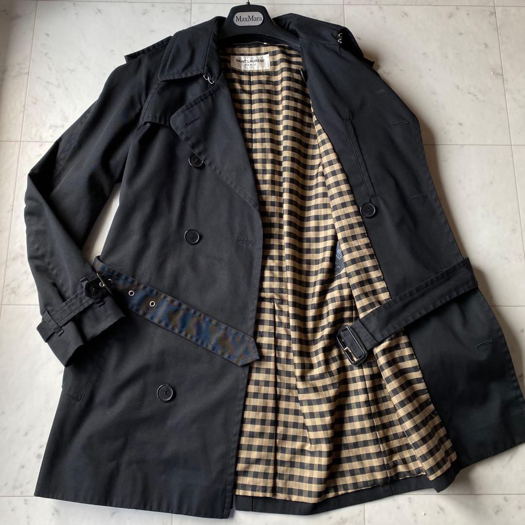 名作　2012 エディ期　SAINT LAURENT PARIS トレンチコート