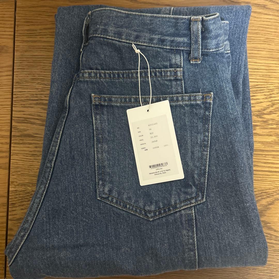 アンヌーク Panel Loose Denim パネルルーズデニム 36