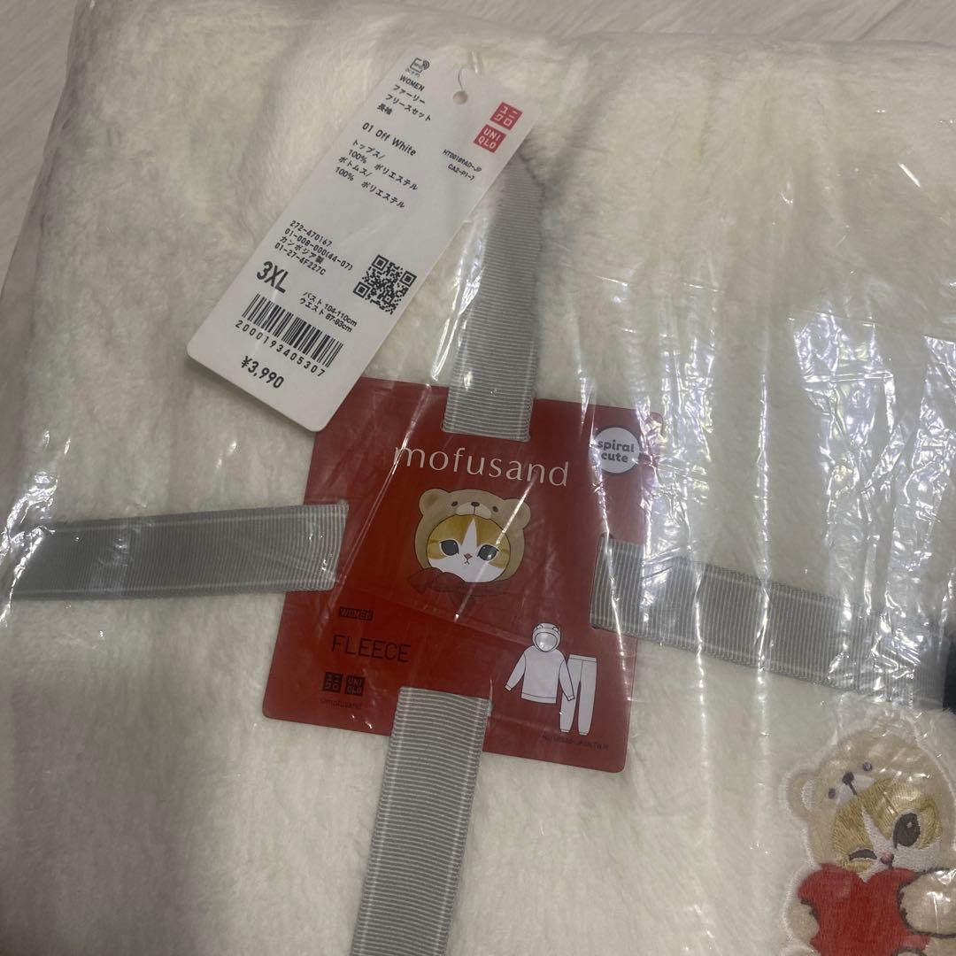 ユニクロ　mofusand ファーリーフリースセット　3XL