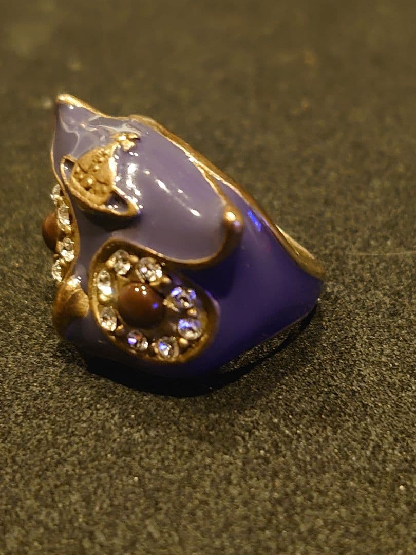 Vivienne Westwood エナメル オウルリング Mサイズ