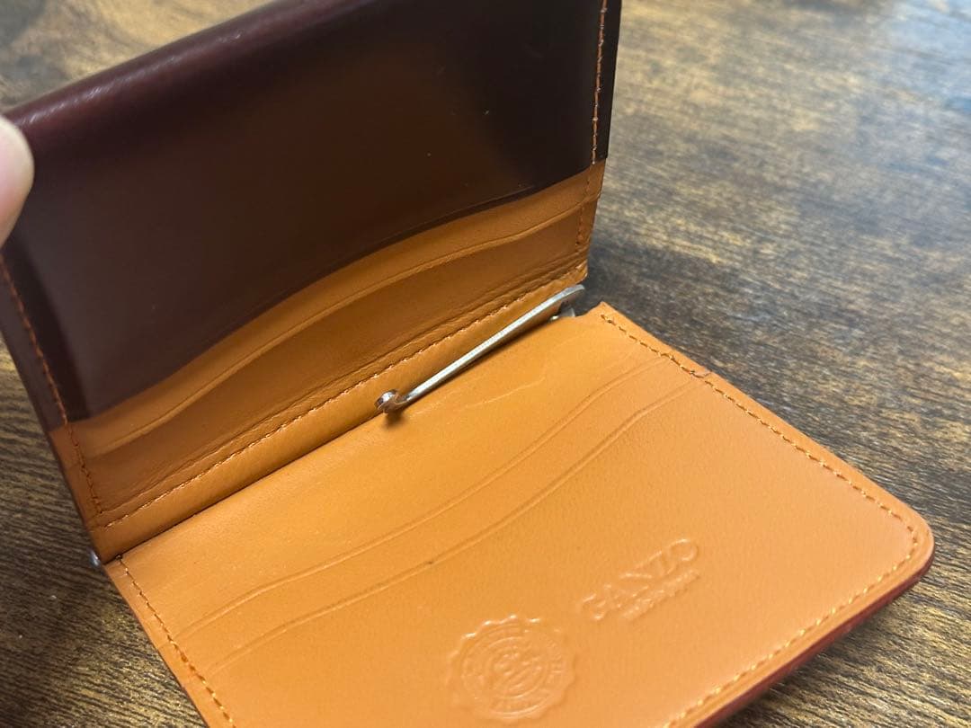 GANZOコードバン小銭入れ付きマネークリップ