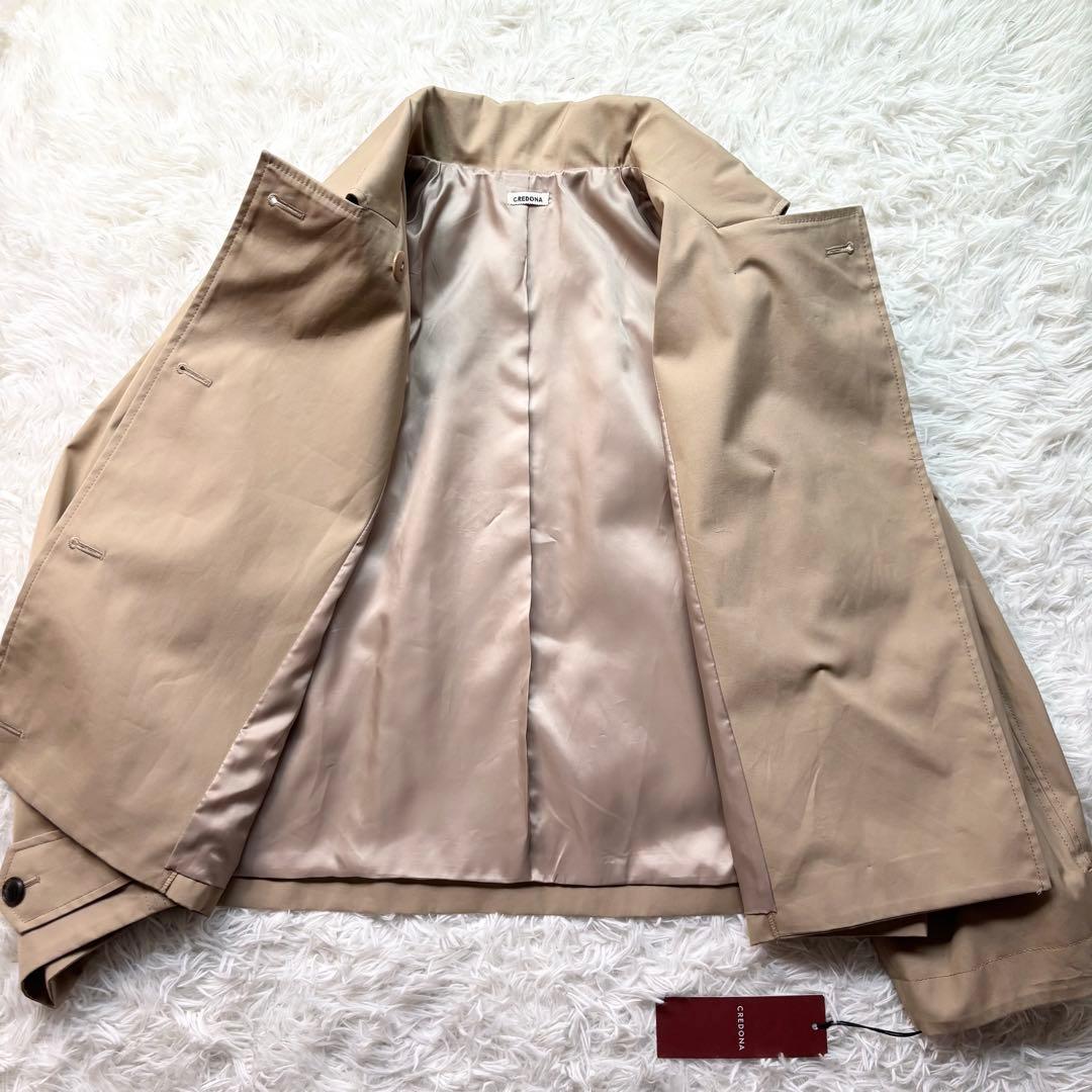 25年新作新品✨ CREDONA ペンネ ショートトレンチ コート　0