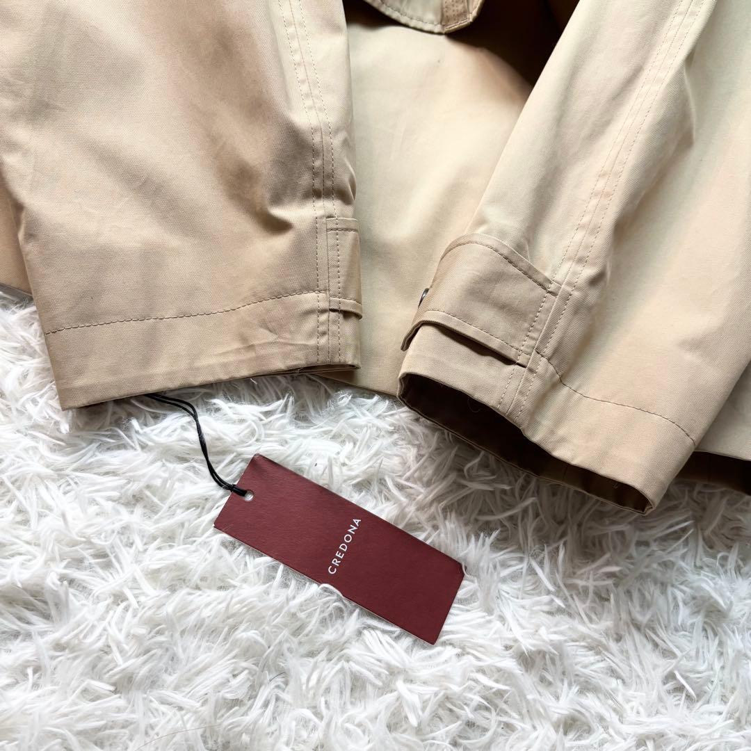 25年新作新品✨ CREDONA ペンネ ショートトレンチ コート　0