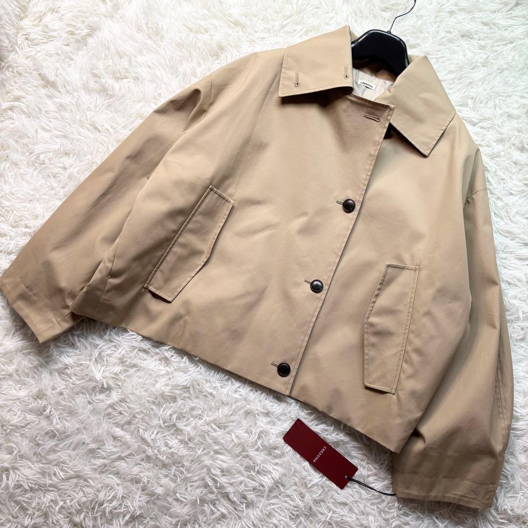 25年新作新品✨ CREDONA ペンネ ショートトレンチ コート　0