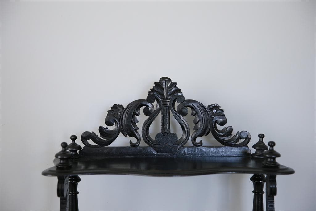 フランスアンティークナポレオン3世様式シェルフ/キャビネット飾り棚(89-233