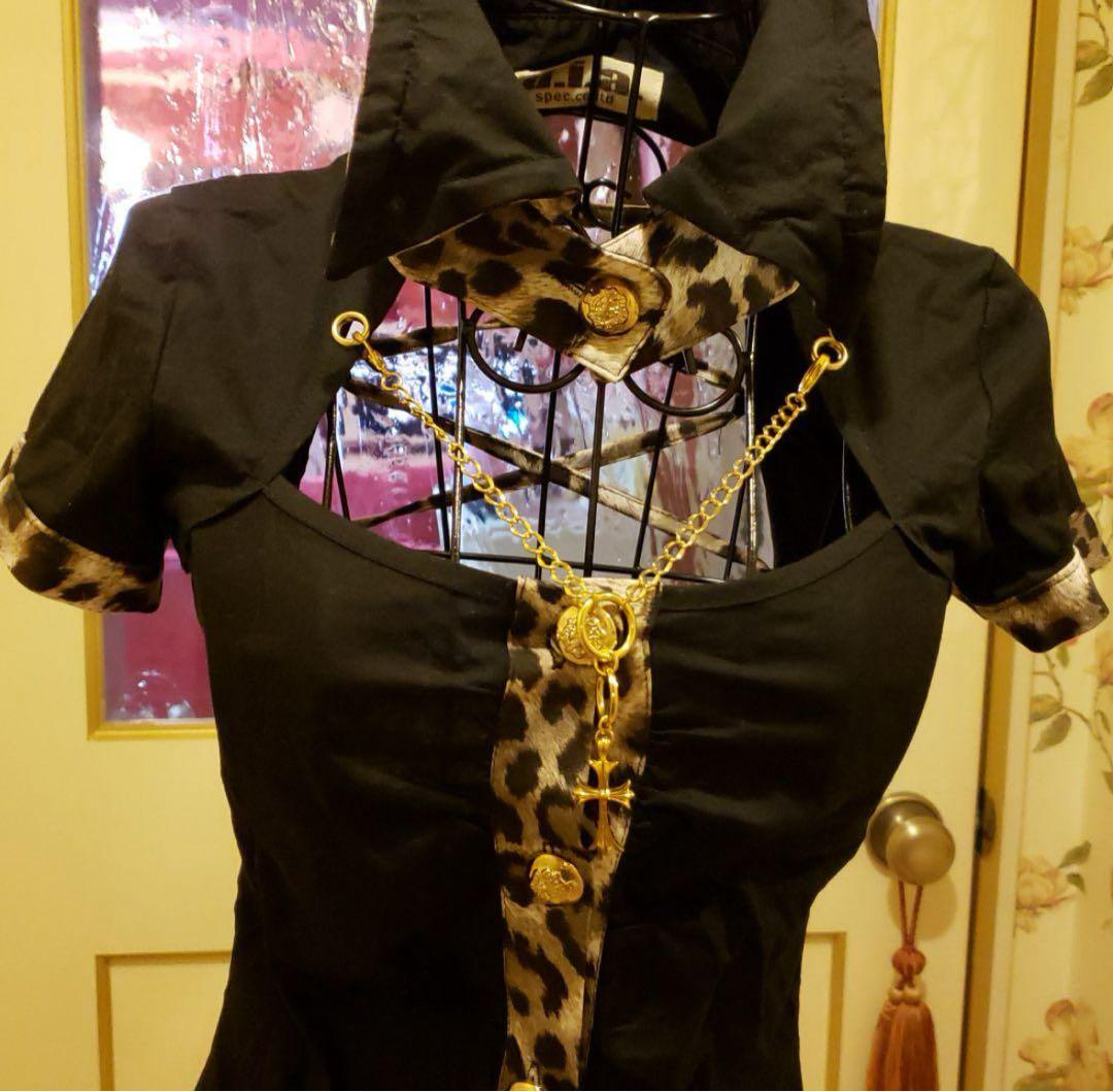 d.i.a セクシーレオパード柄半袖シャツ