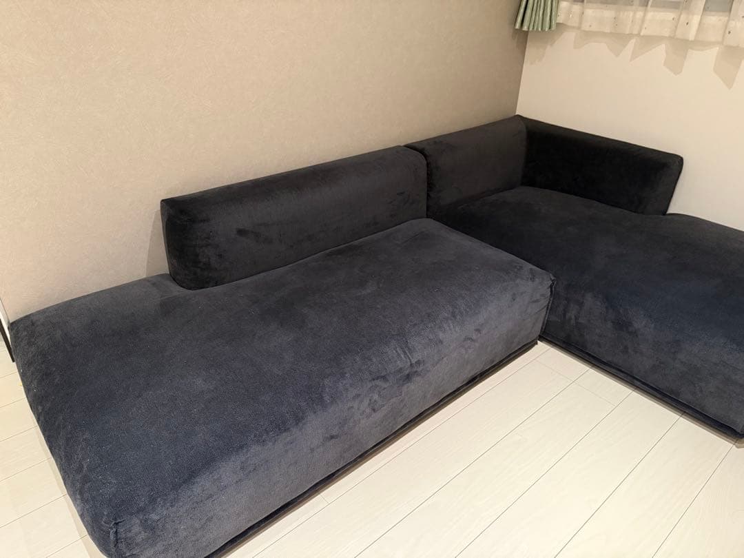 Francfranc メーネソファ ブラック R ①