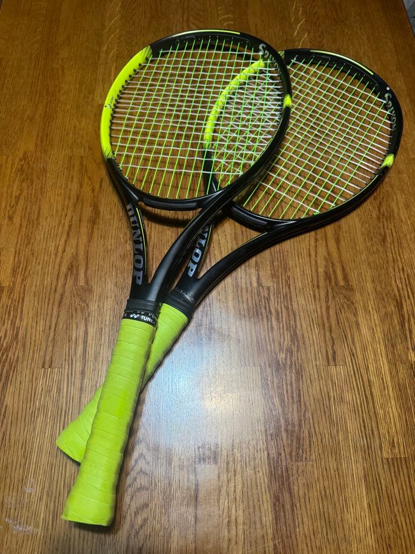 ダンロップSX300 テニスラケット2本セット グリップ1